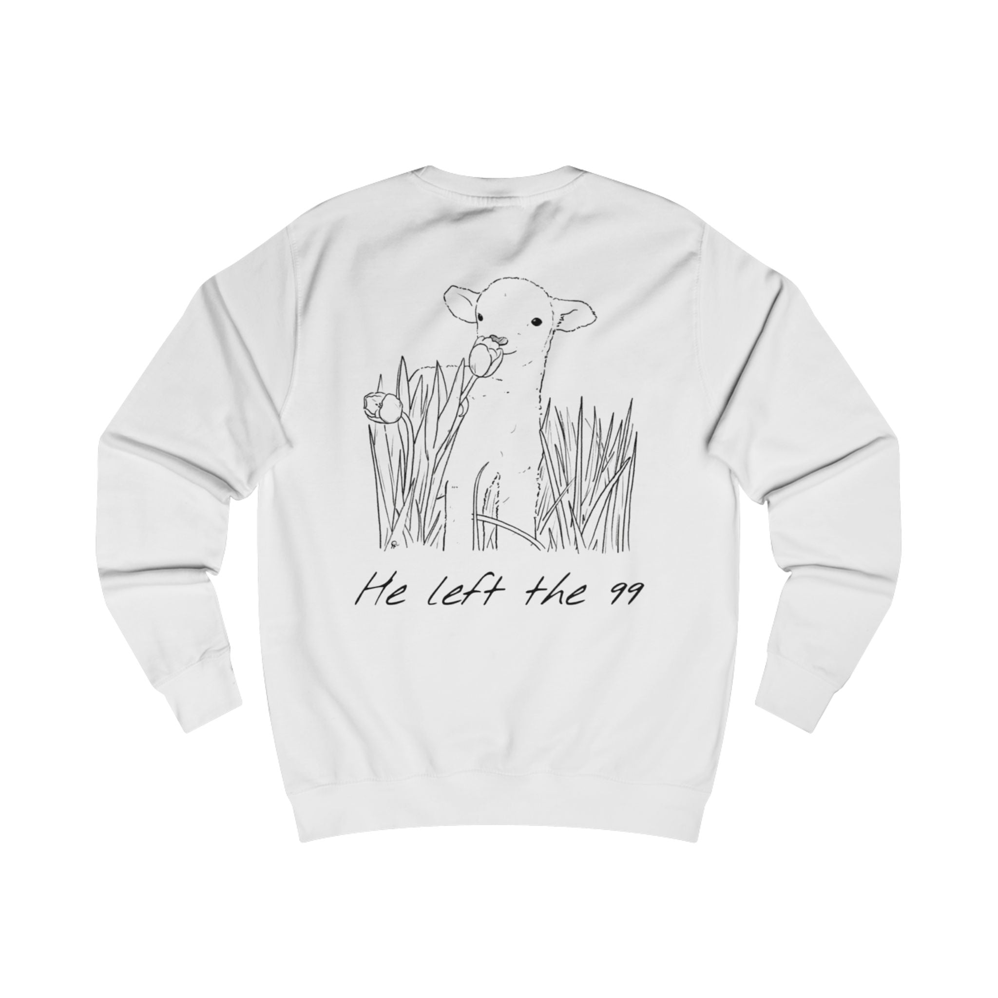 He Left the 99 |Cozy Unisex Sweatshirt with Cute Animal Design - Perfect for Nature Lovers