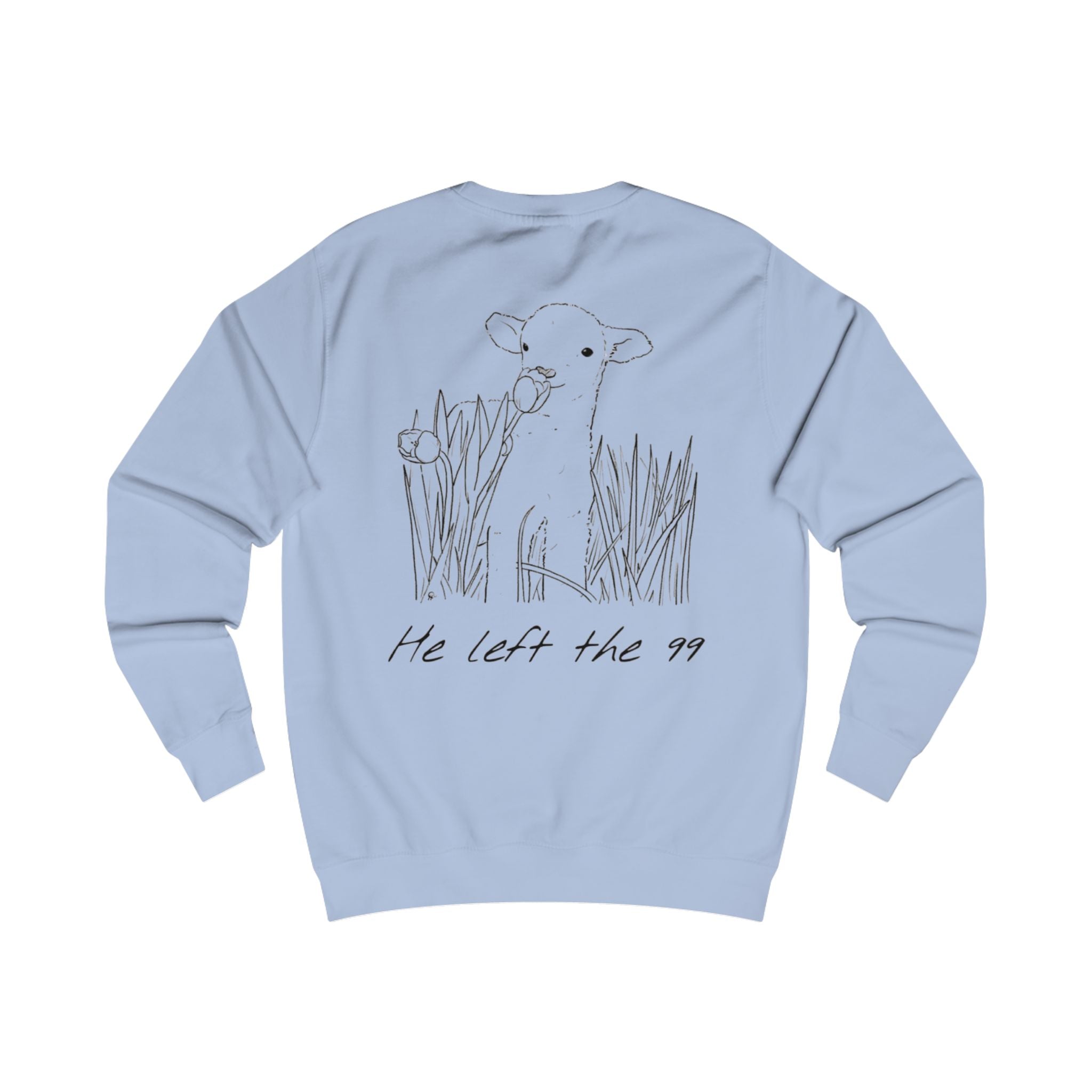 He Left the 99 |Cozy Unisex Sweatshirt with Cute Animal Design - Perfect for Nature Lovers