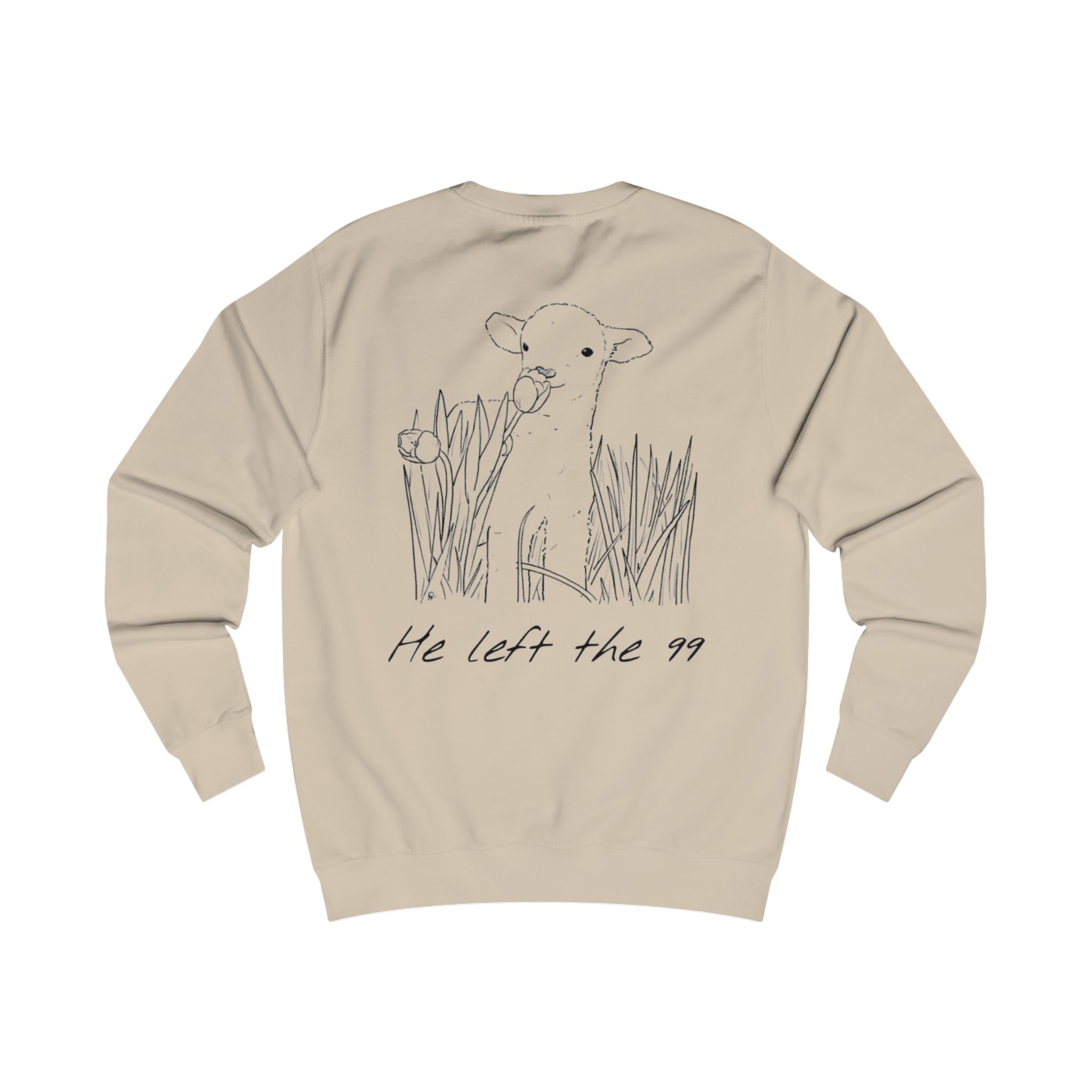 He Left the 99 |Cozy Unisex Sweatshirt with Cute Animal Design - Perfect for Nature Lovers