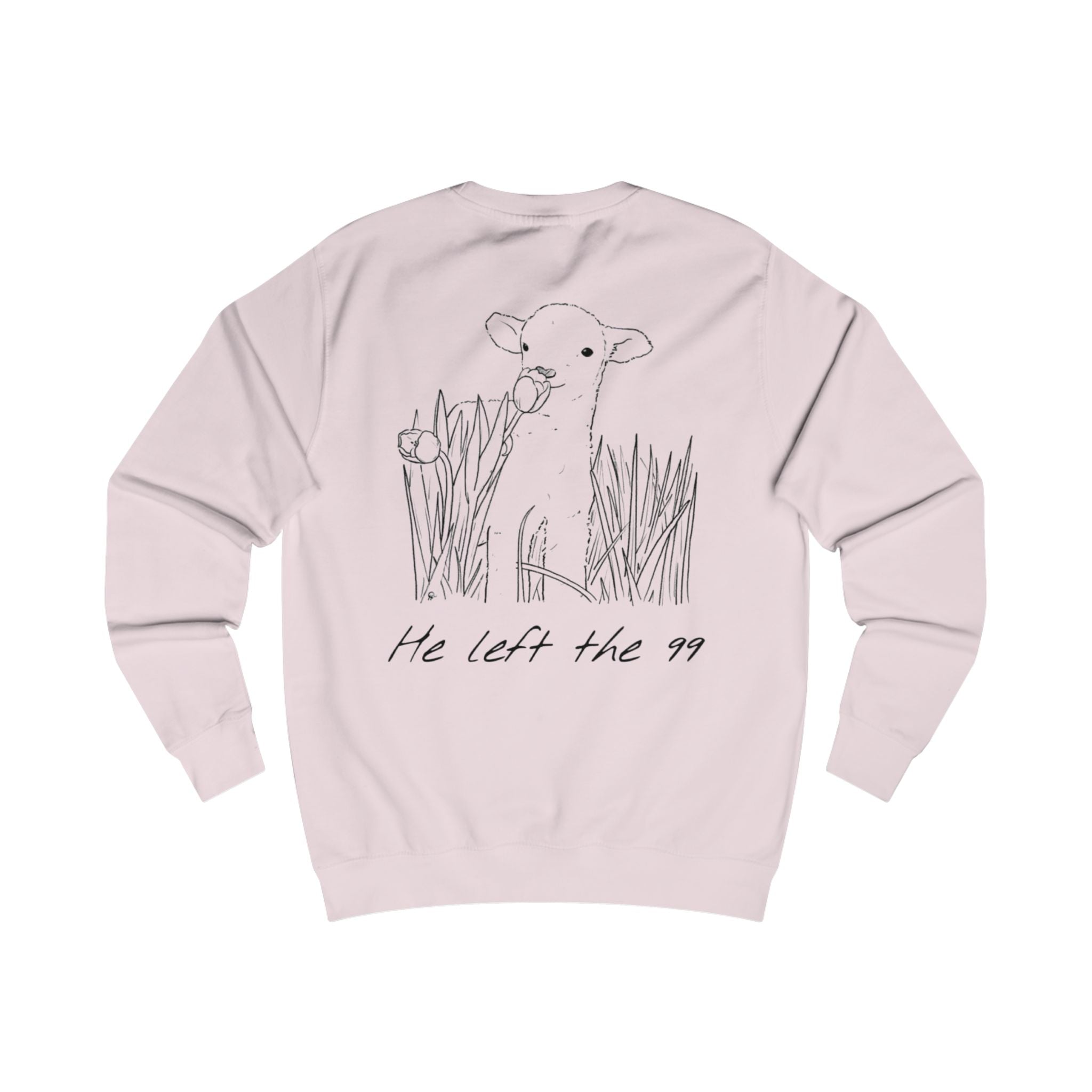 He Left the 99 |Cozy Unisex Sweatshirt with Cute Animal Design - Perfect for Nature Lovers