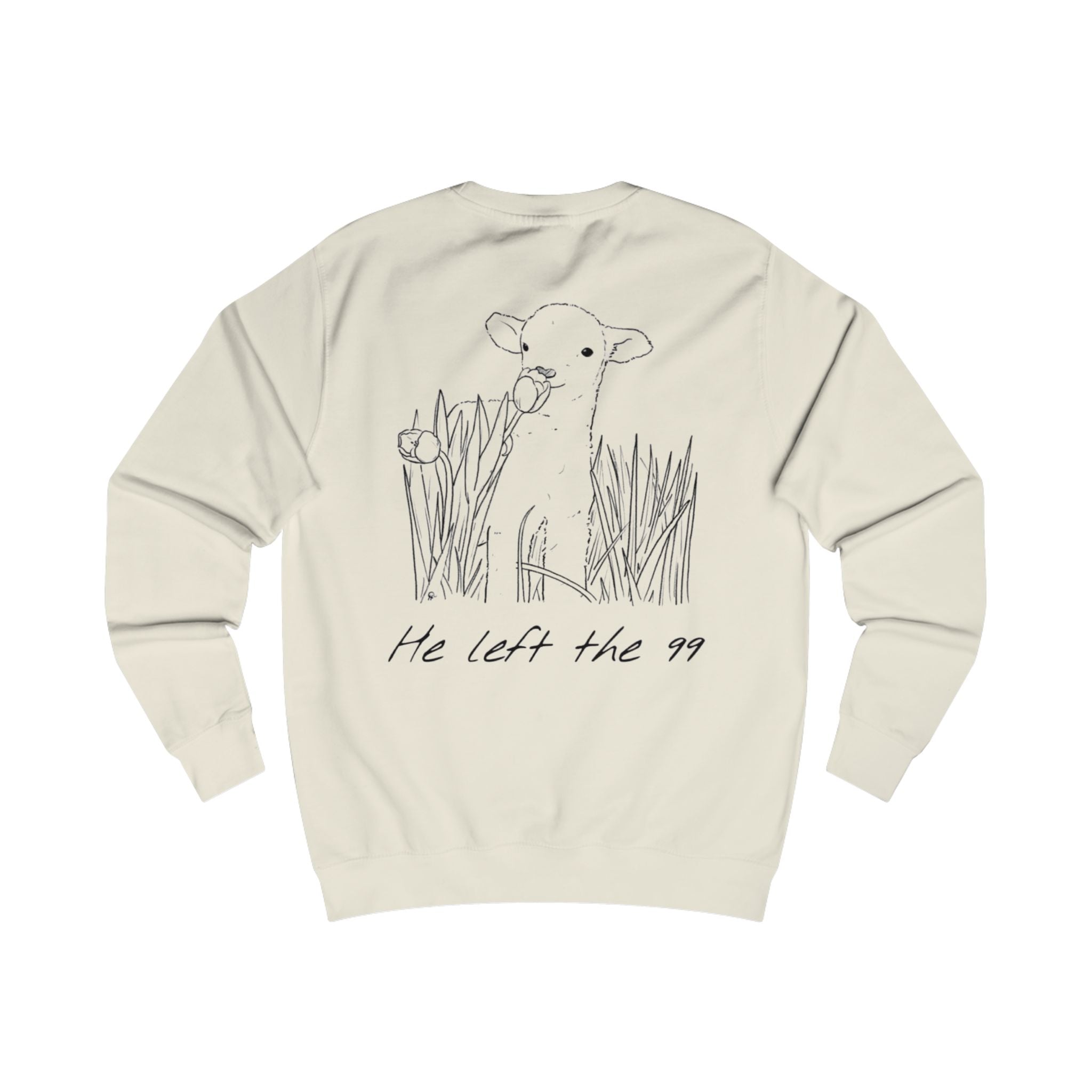 He Left the 99 |Cozy Unisex Sweatshirt with Cute Animal Design - Perfect for Nature Lovers