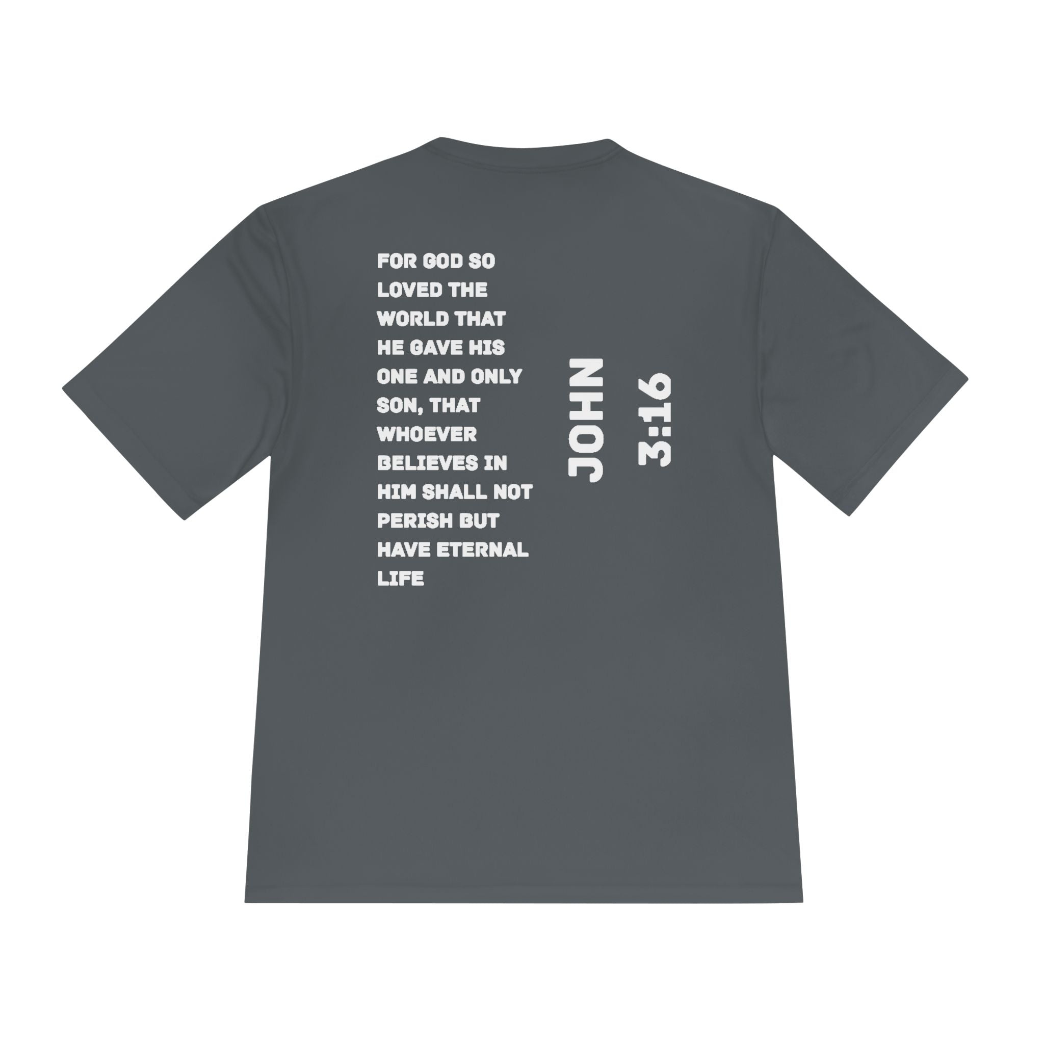 John 3:16 |Unisex Moisture Sports Wear Tee