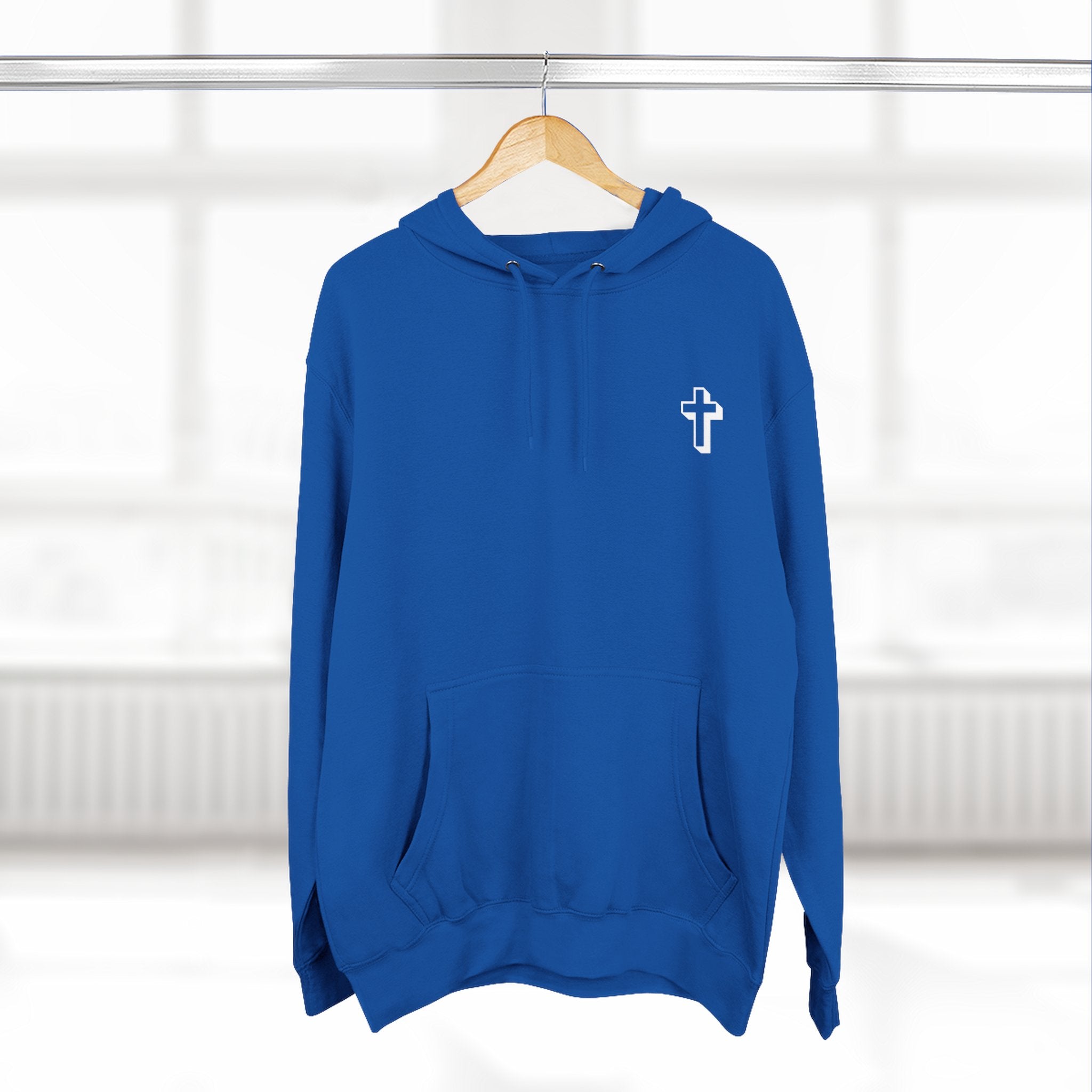 John 3:16 |Cozy Three-Panel Fleece Hoodie for All Seasons
