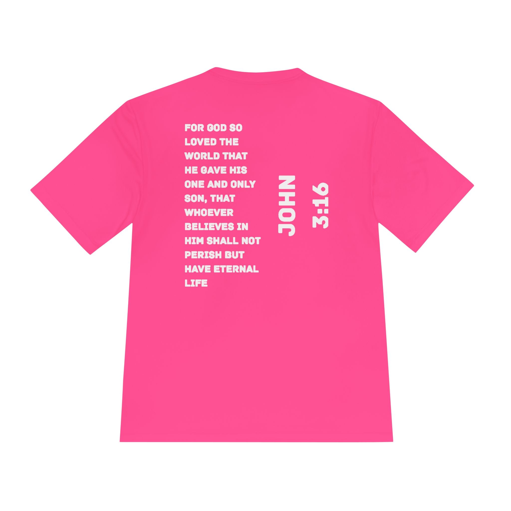 John 3:16 |Unisex Moisture Sports Wear Tee