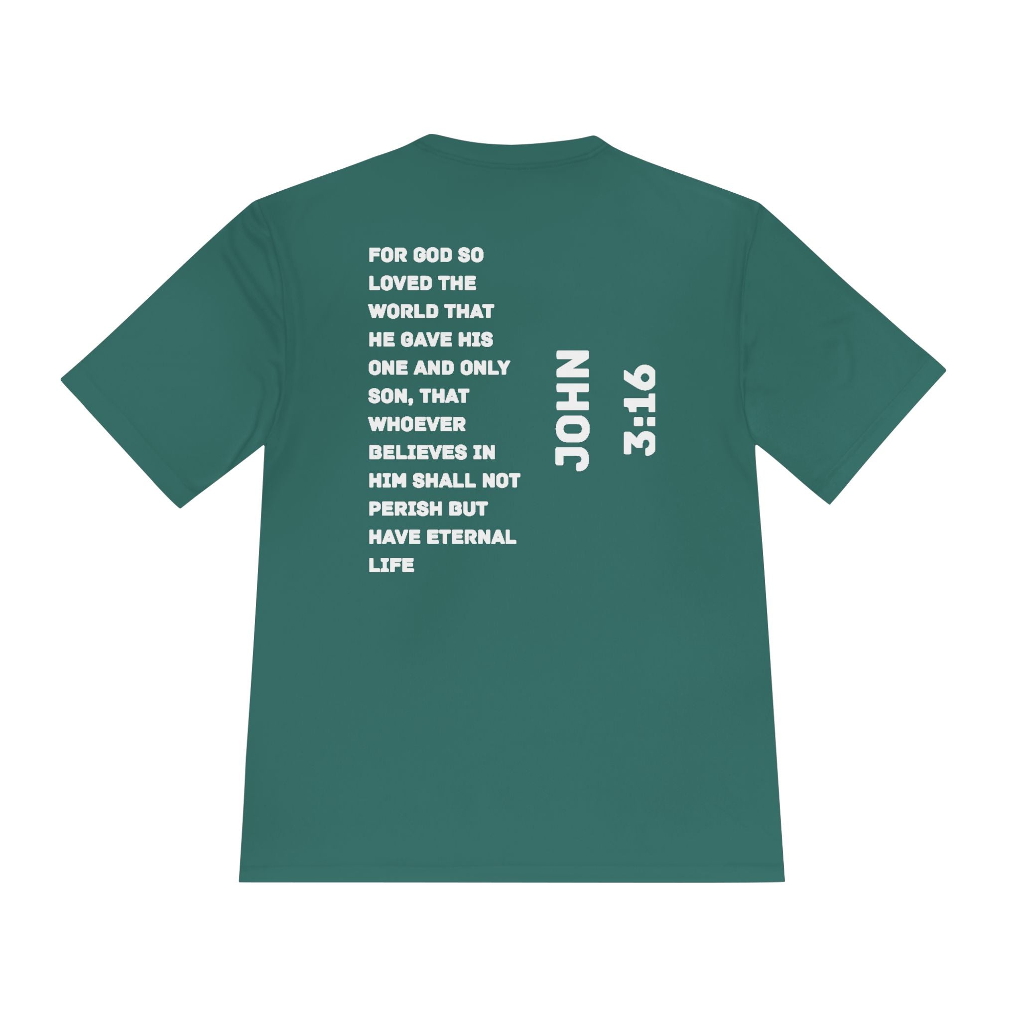 John 3:16 |Unisex Moisture Sports Wear Tee