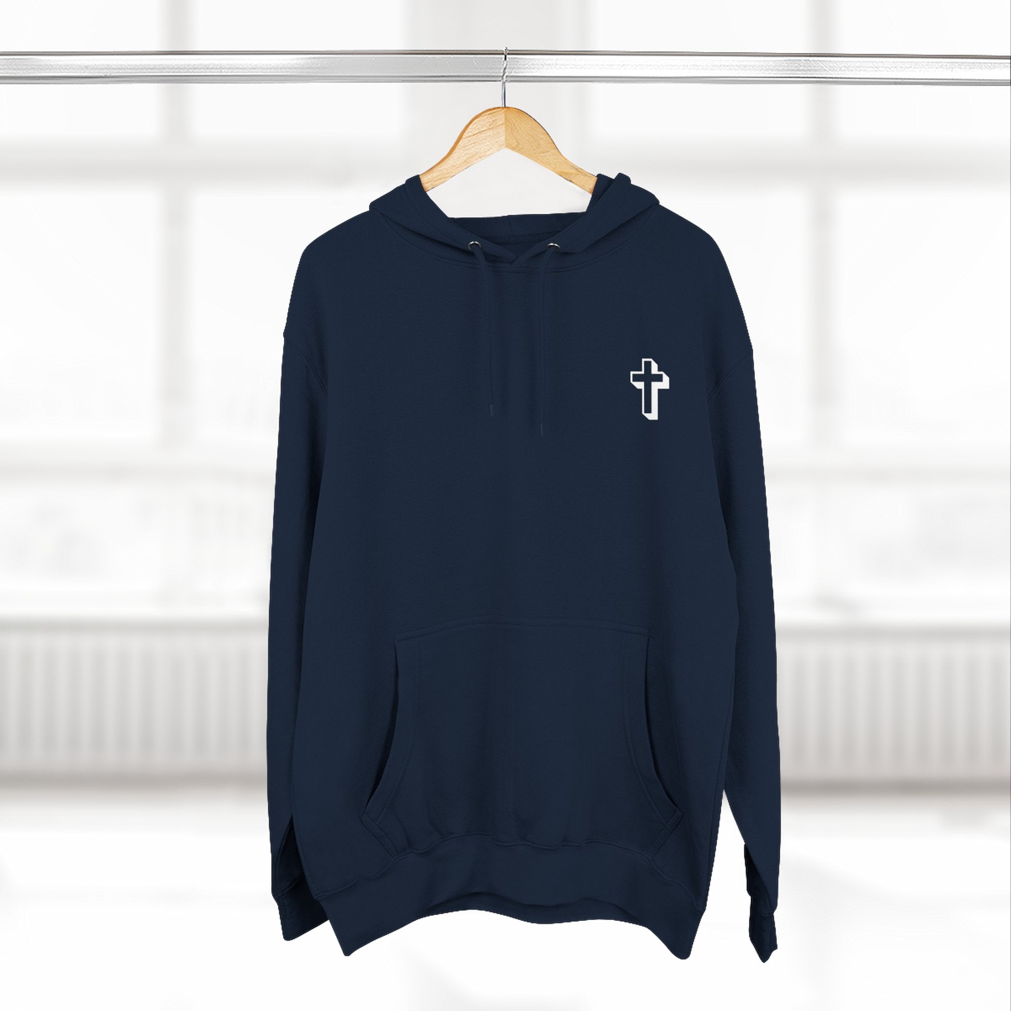 John 3:16 |Cozy Three-Panel Fleece Hoodie for All Seasons