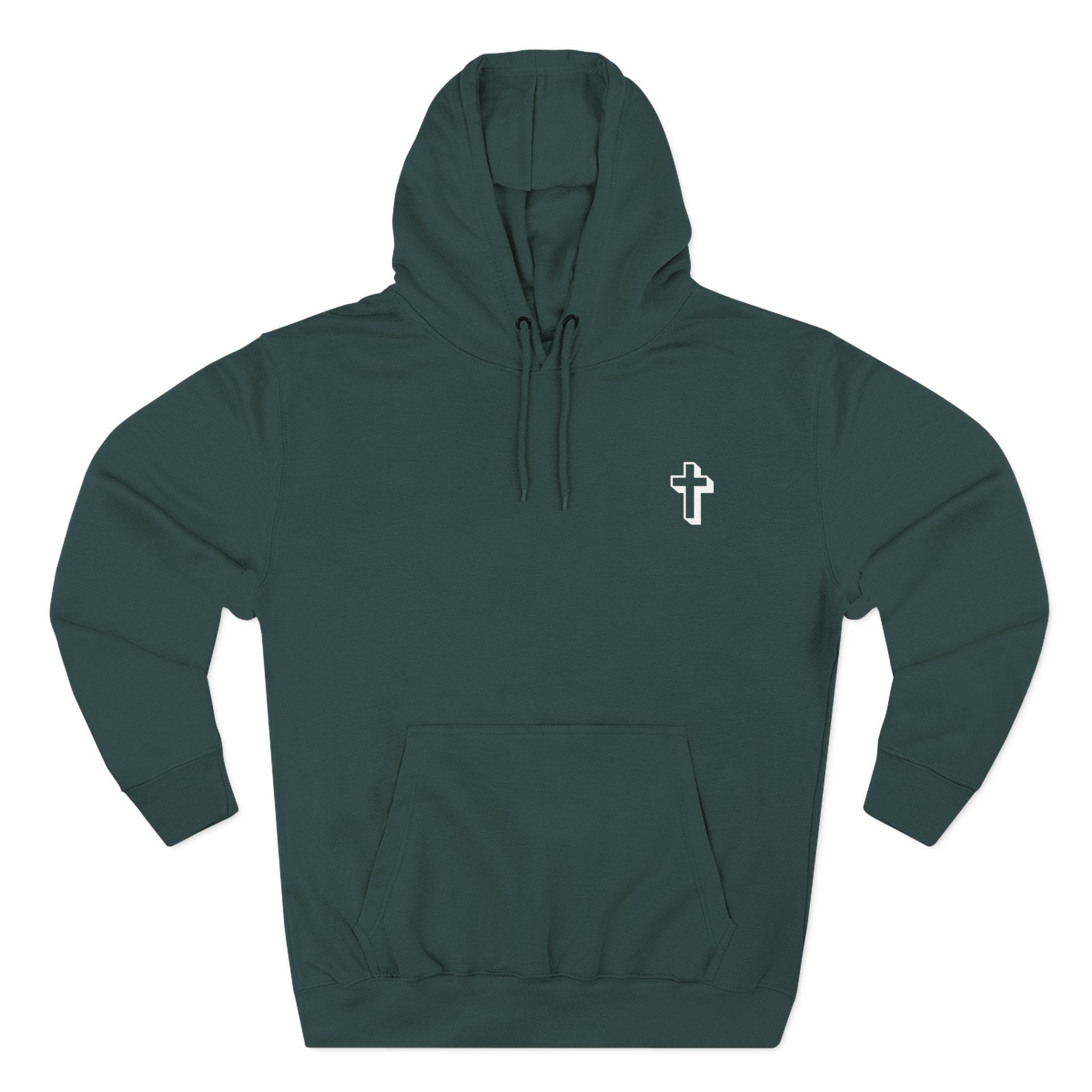 John 3:16 |Cozy Three-Panel Fleece Hoodie for All Seasons