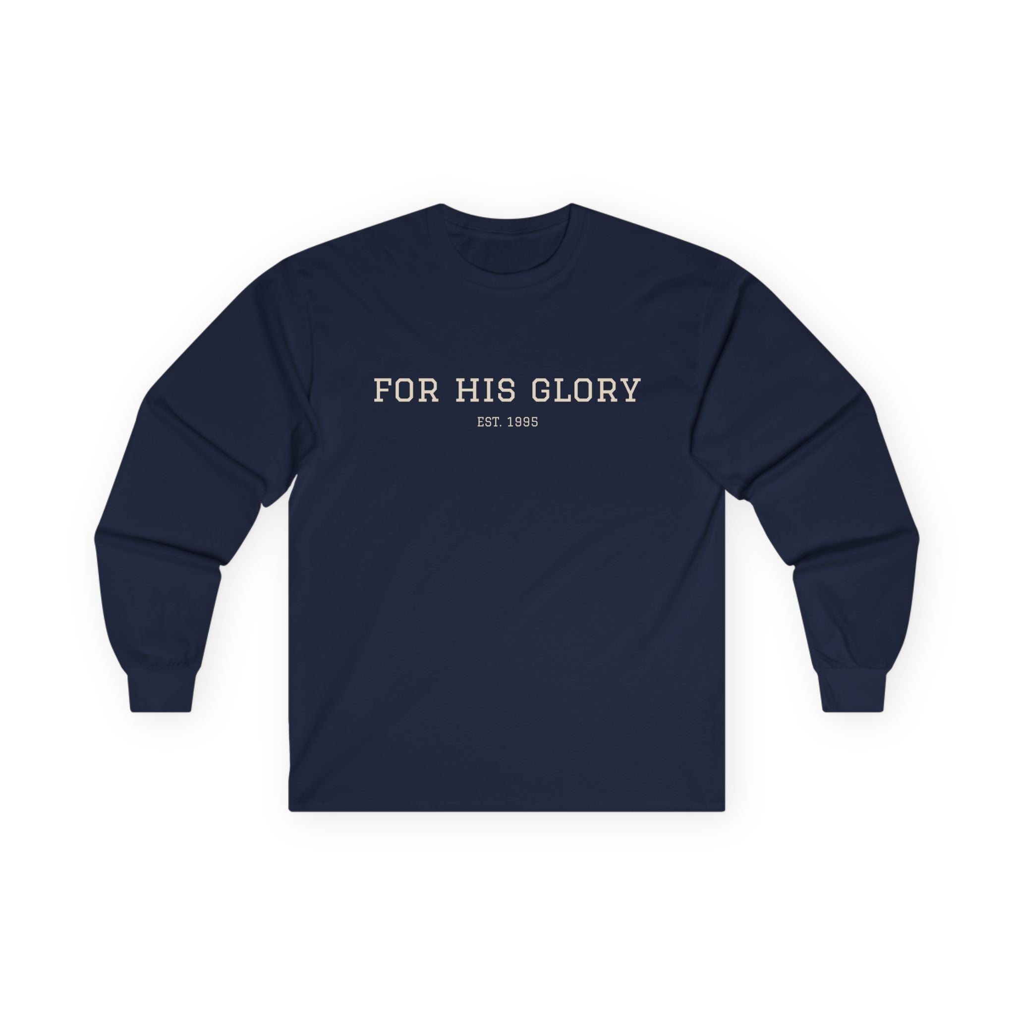 'For His Glory' Long Sleeve Tee