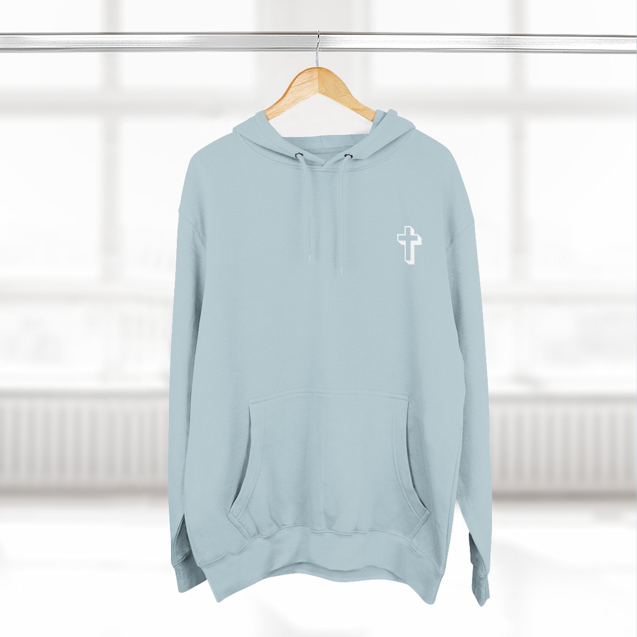 John 3:16 |Cozy Three-Panel Fleece Hoodie for All Seasons