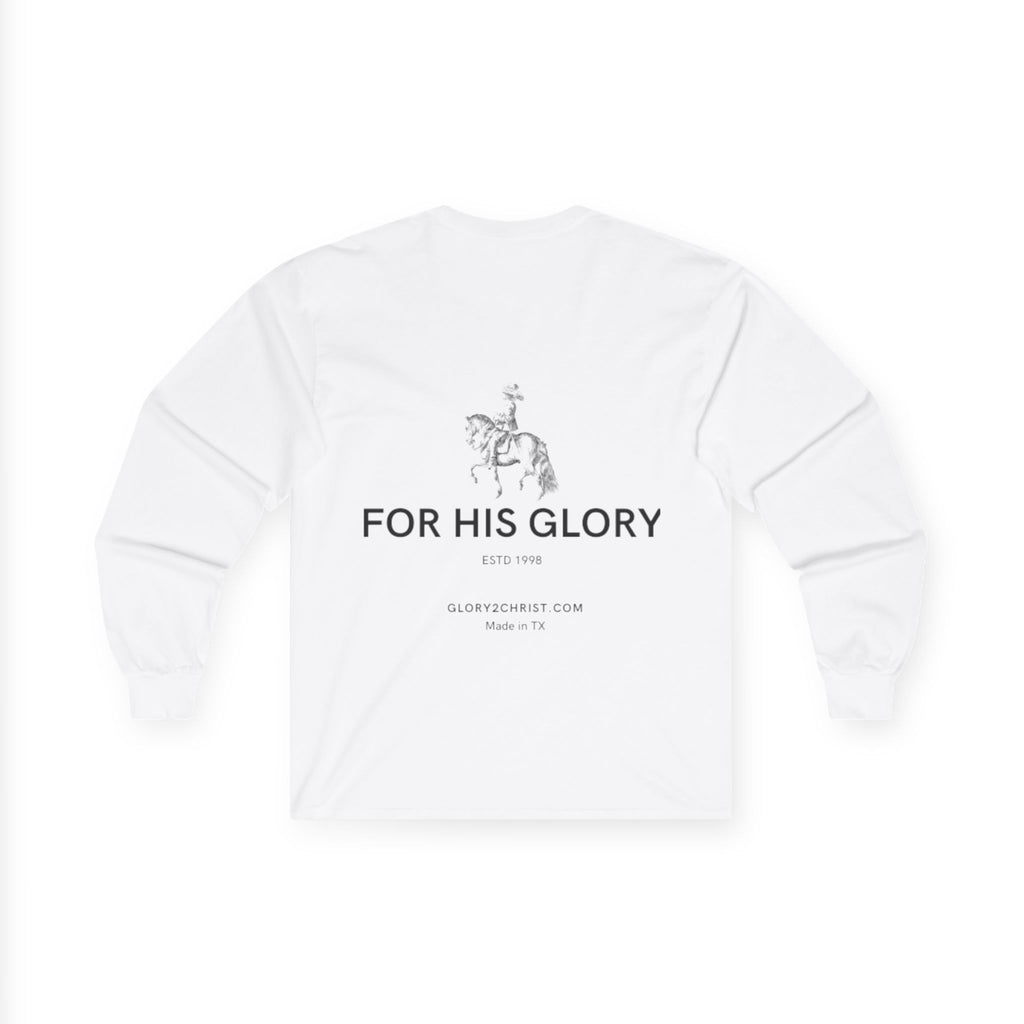 "For His Glory" Long Sleeve Tee