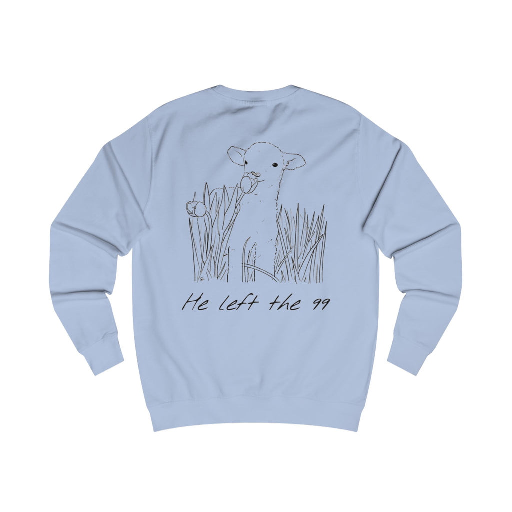 He Left the 99 |Cozy Unisex Sweatshirt with Cute Animal Design - Perfect for Nature Lovers