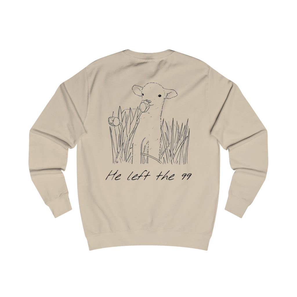 He Left the 99 |Cozy Unisex Sweatshirt with Cute Animal Design - Perfect for Nature Lovers