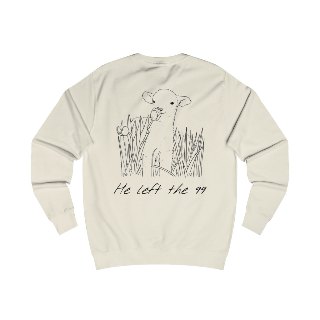 He Left the 99 |Cozy Unisex Sweatshirt with Cute Animal Design - Perfect for Nature Lovers