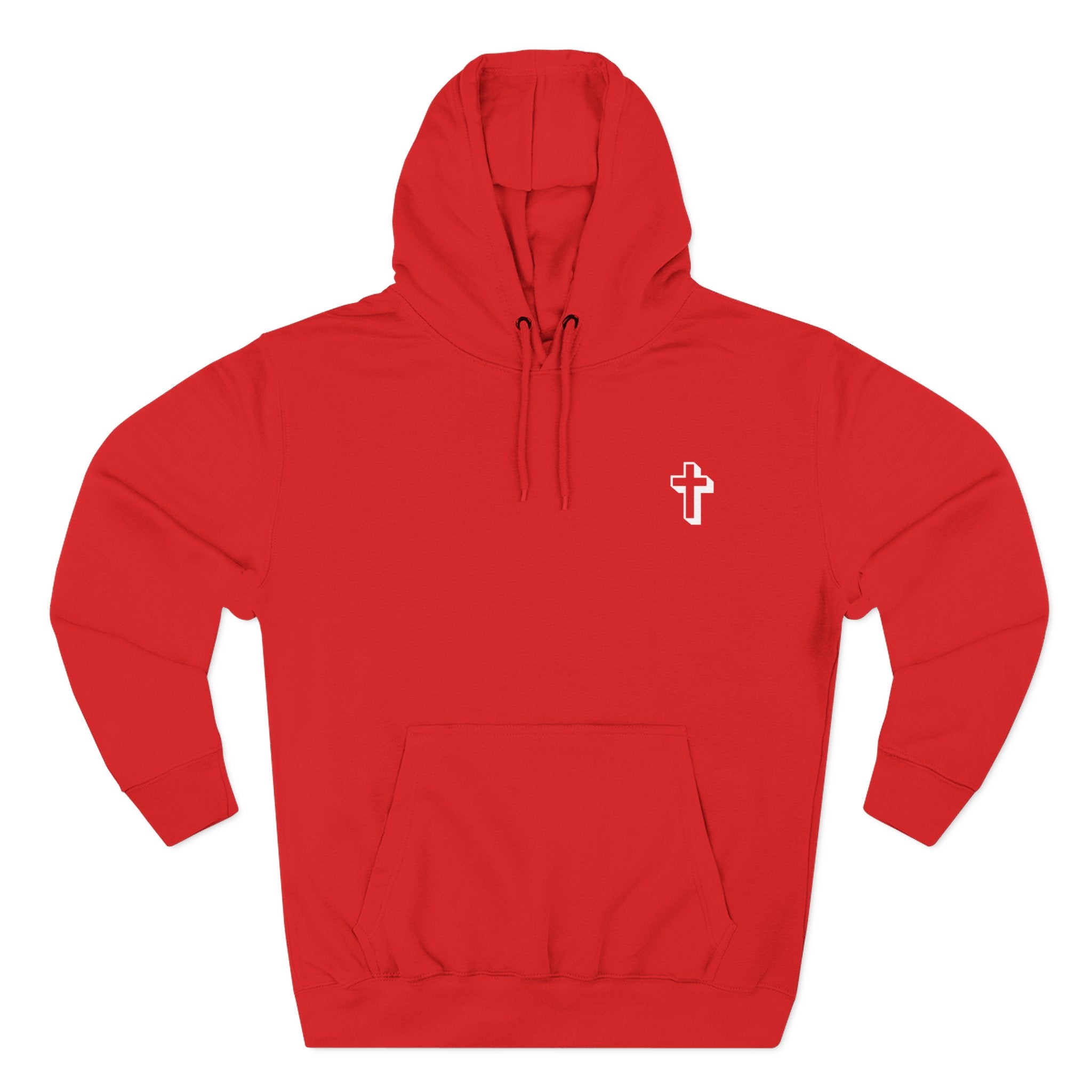 John 3:16 |Cozy Three-Panel Fleece Hoodie for All Seasons