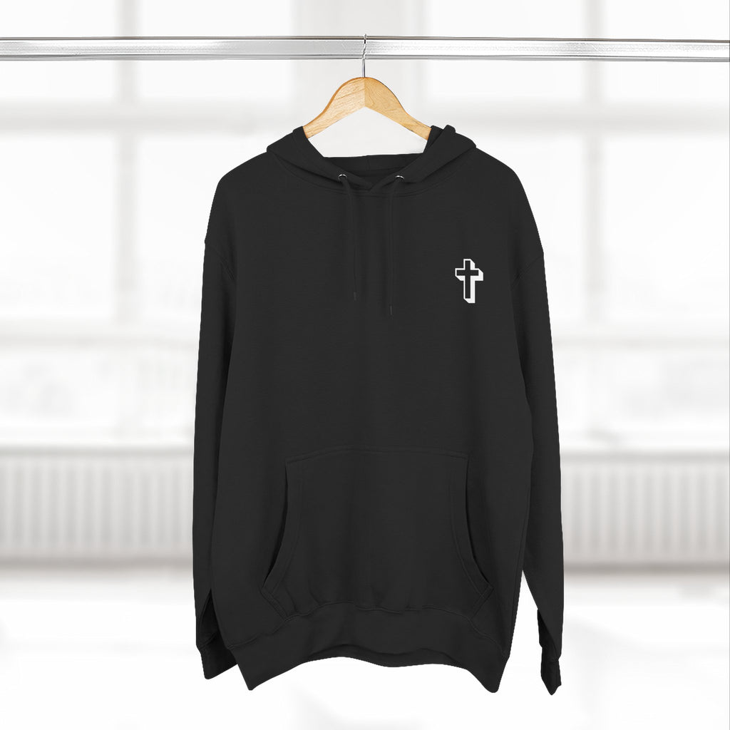 John 3:16 |Cozy Three-Panel Fleece Hoodie for All Seasons