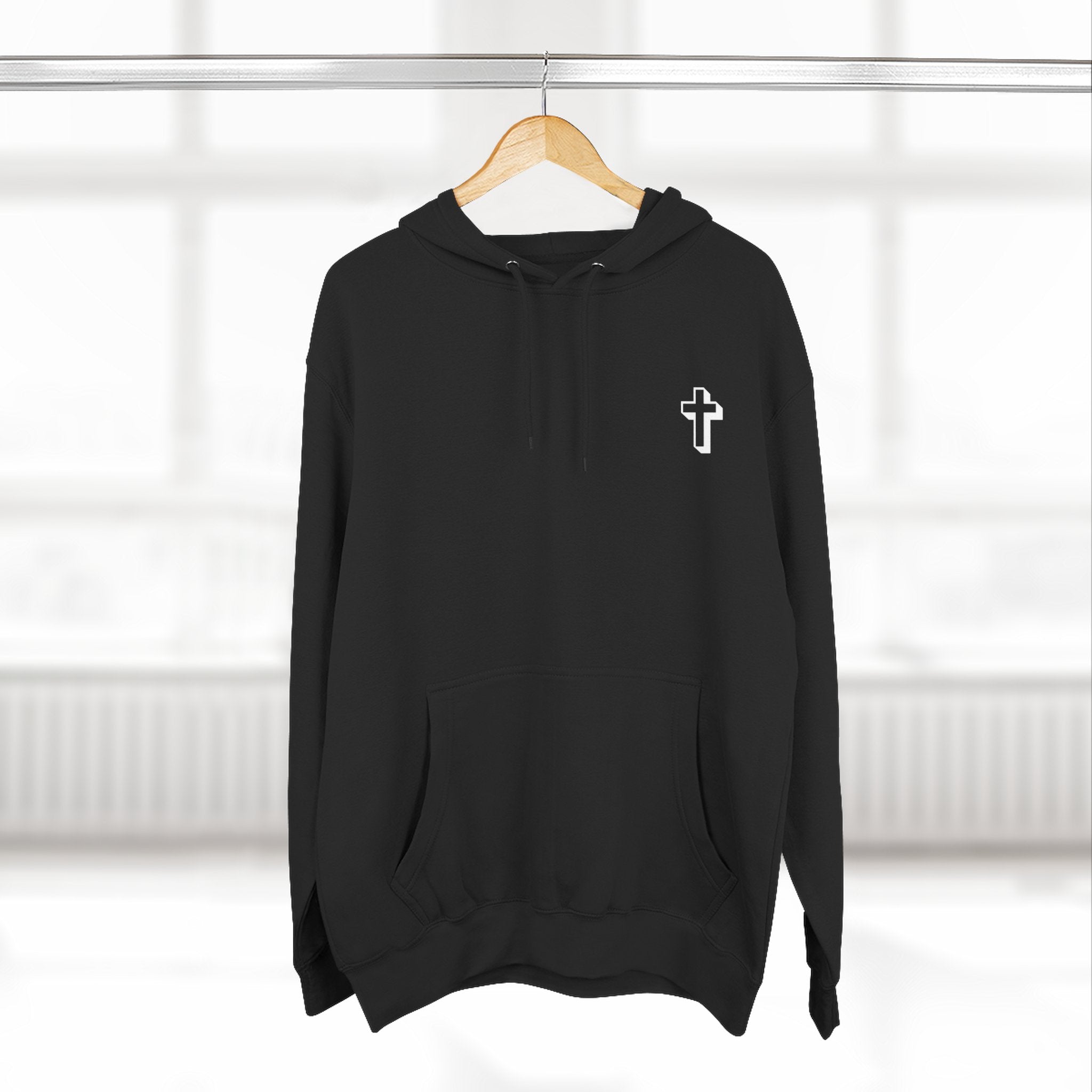 John 3:16 |Cozy Three-Panel Fleece Hoodie for All Seasons