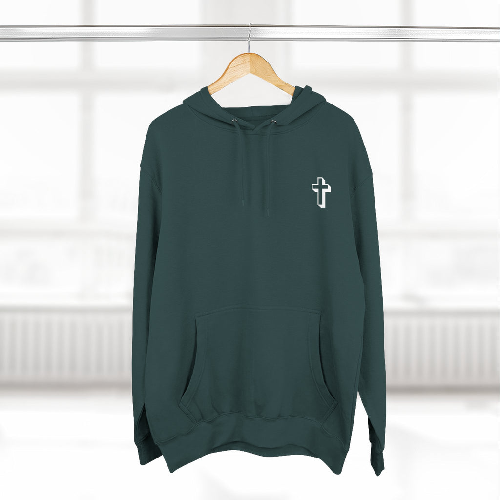 John 3:16 |Cozy Three-Panel Fleece Hoodie for All Seasons