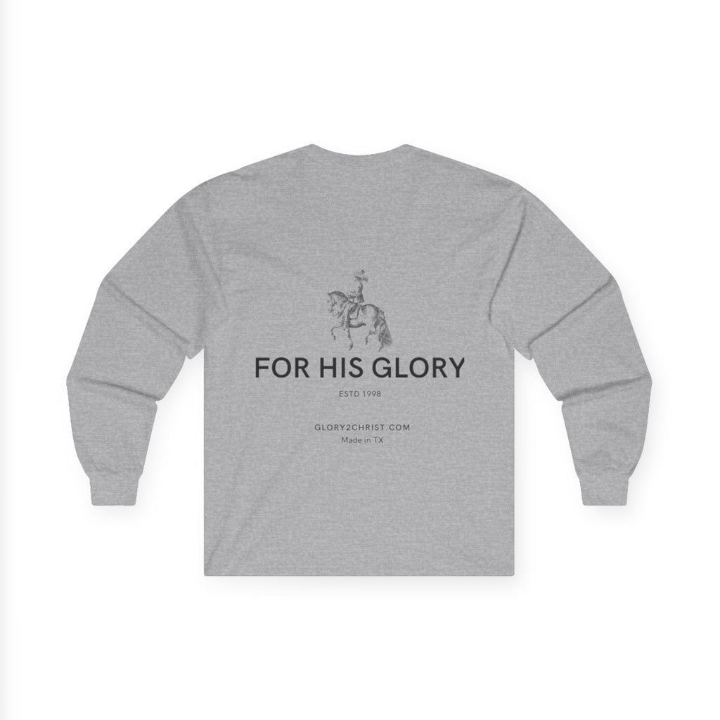 "For His Glory" Long Sleeve Tee