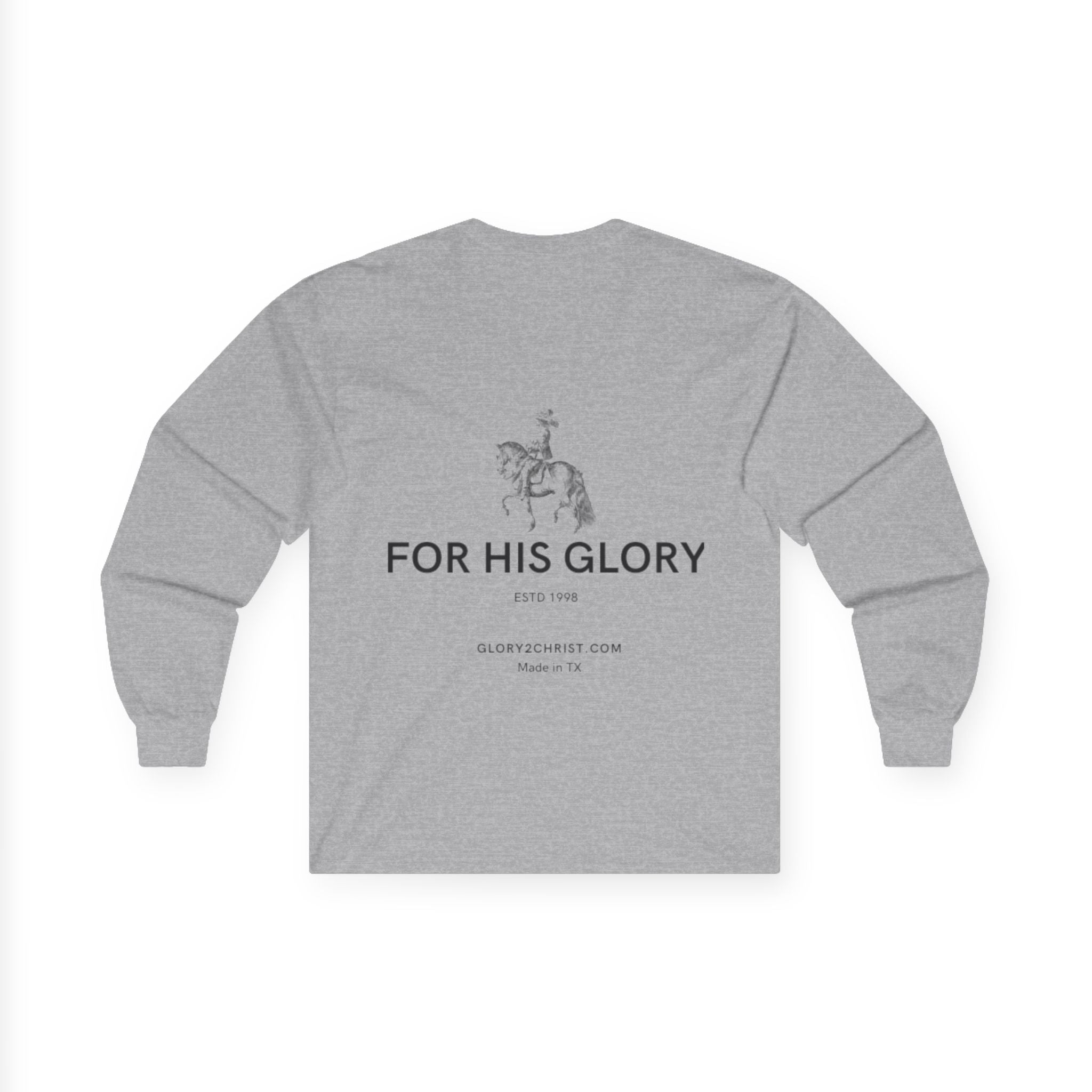 "For His Glory" Long Sleeve Tee