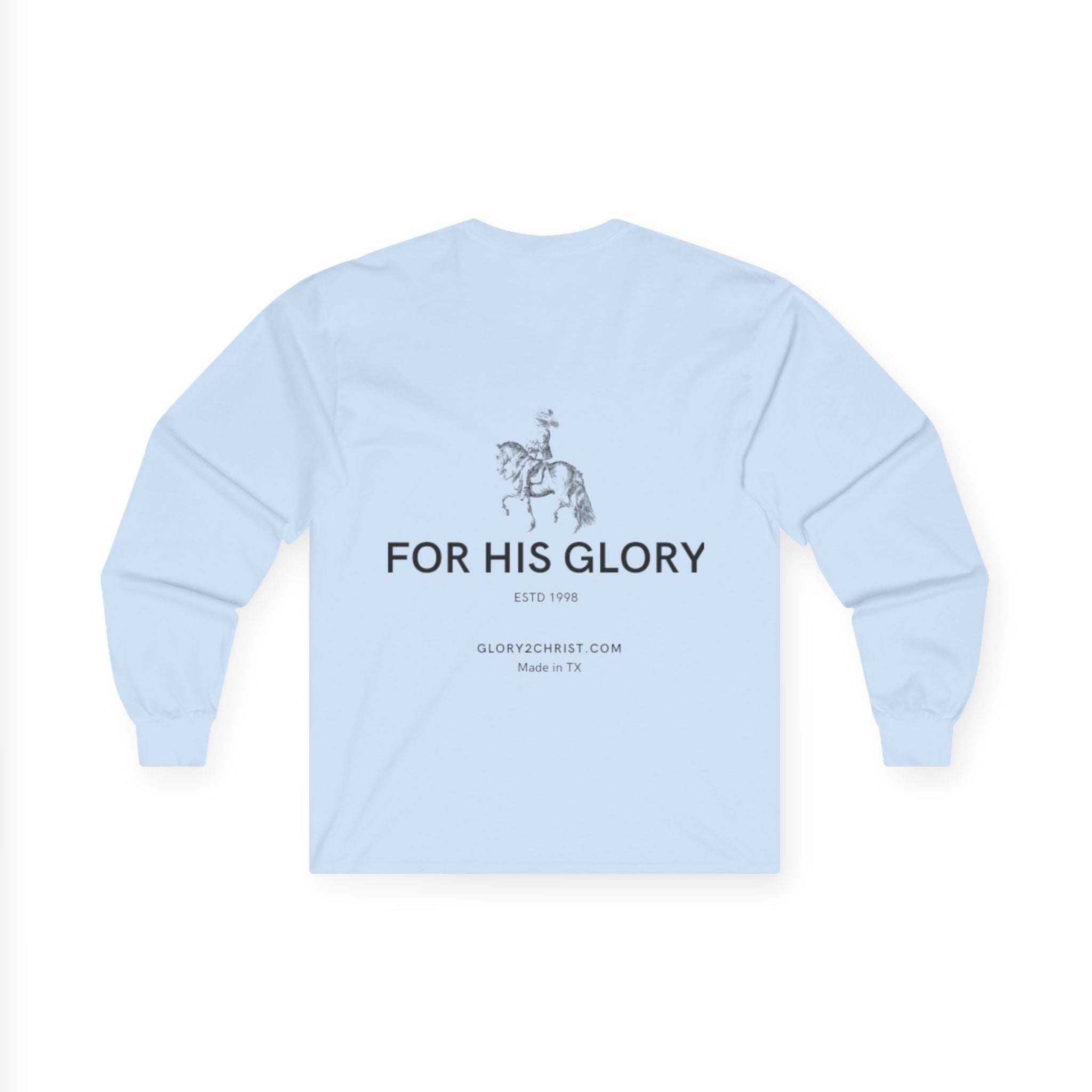 "For His Glory" Long Sleeve Tee
