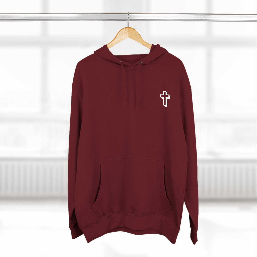 John 3:16 |Cozy Three-Panel Fleece Hoodie for All Seasons