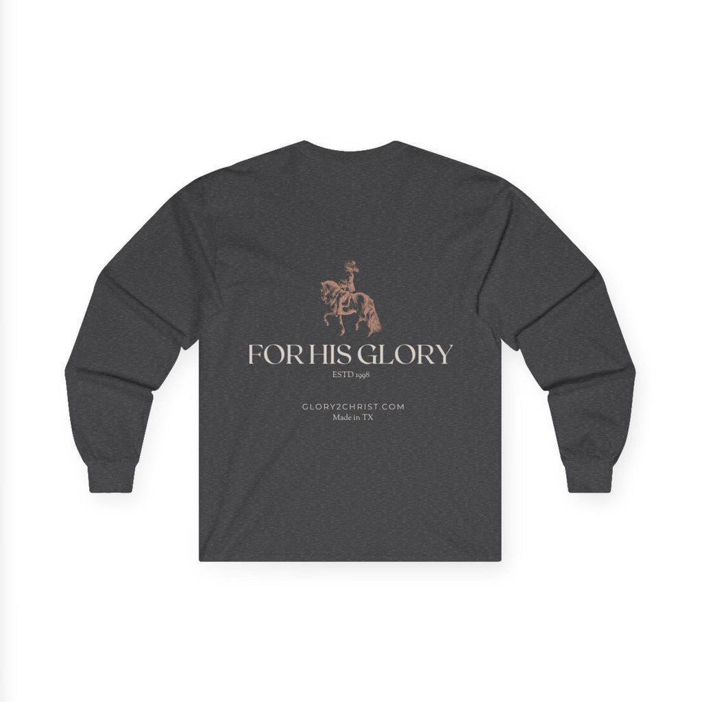 'For His Glory' Long Sleeve Tee