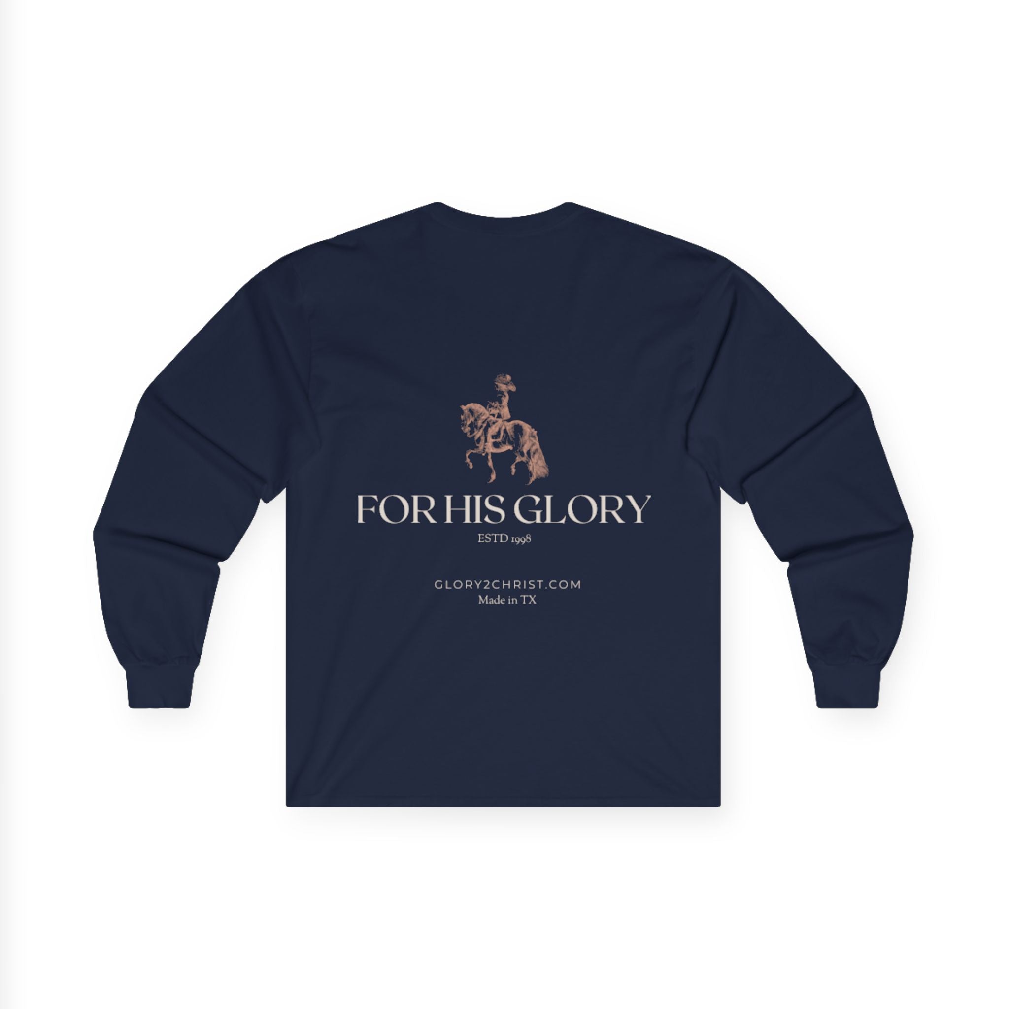 'For His Glory' Long Sleeve Tee