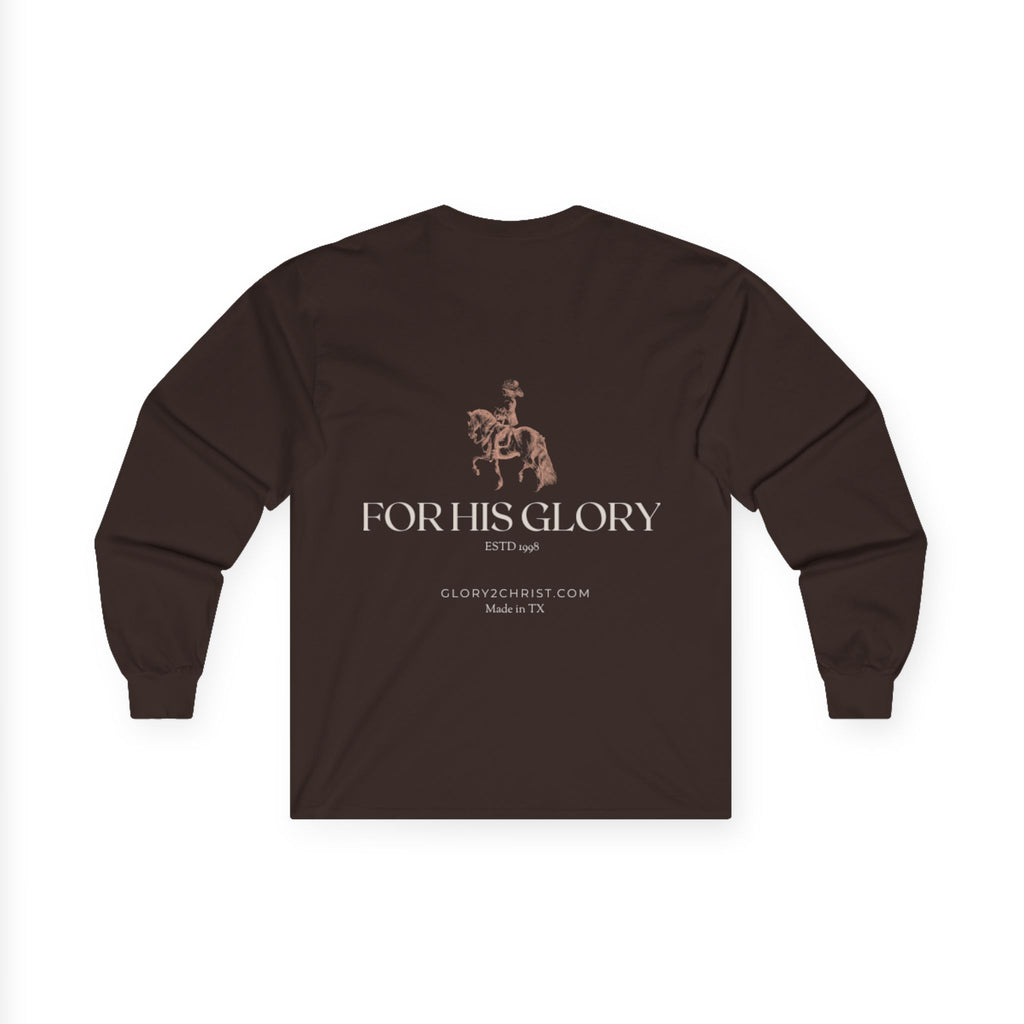 'For His Glory' Long Sleeve Tee