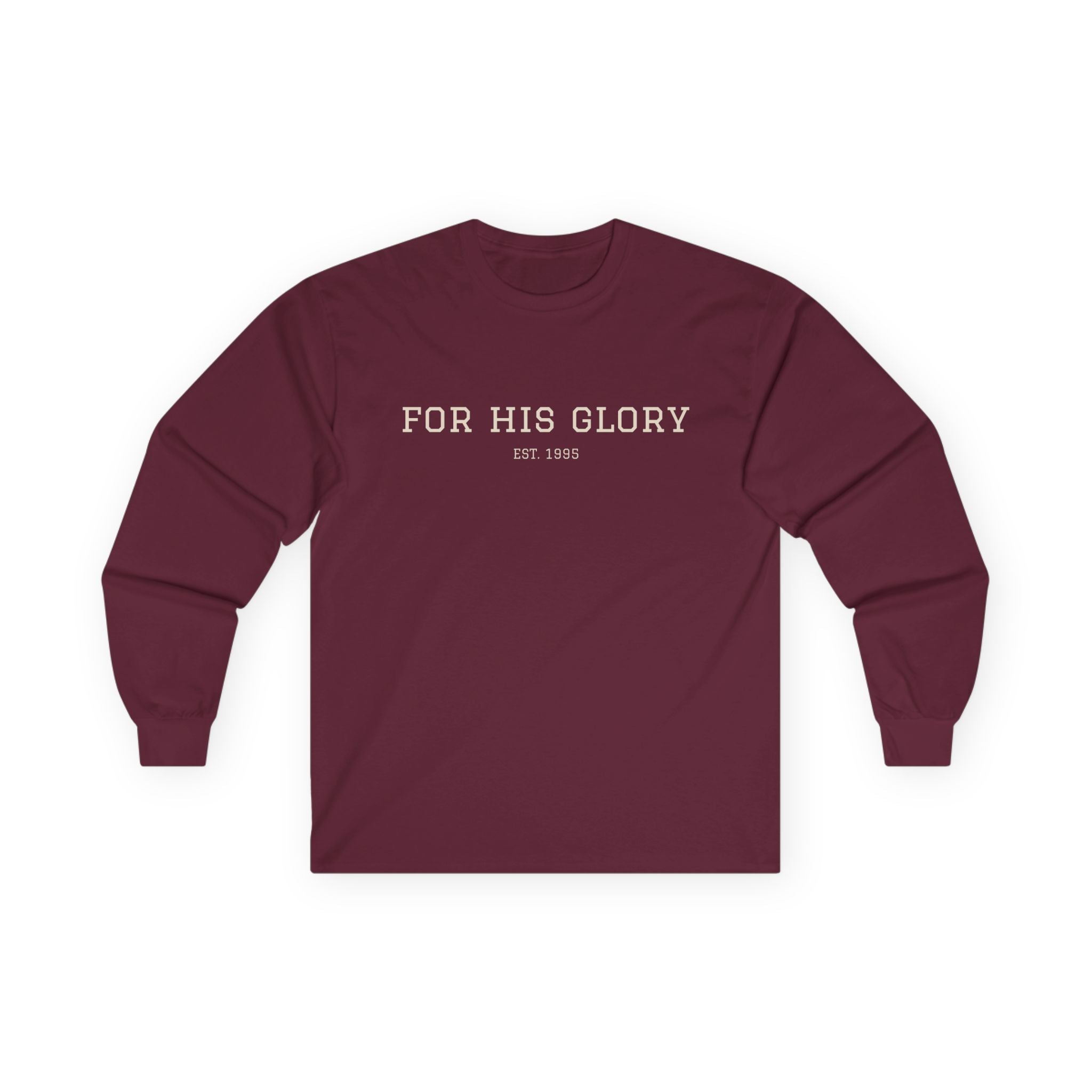 'For His Glory' Long Sleeve Tee