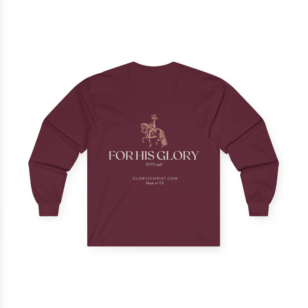 'For His Glory' Long Sleeve Tee