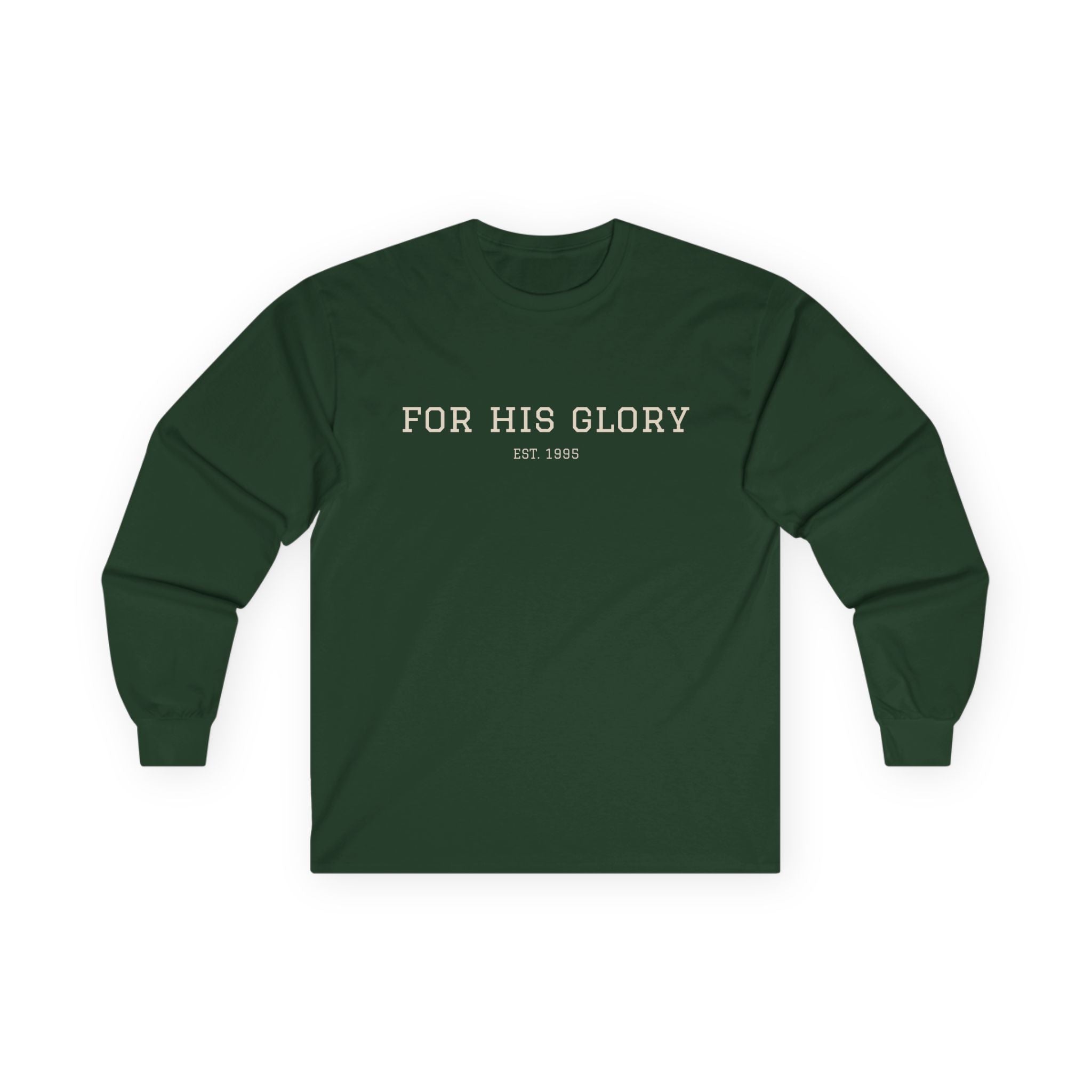 'For His Glory' Long Sleeve Tee