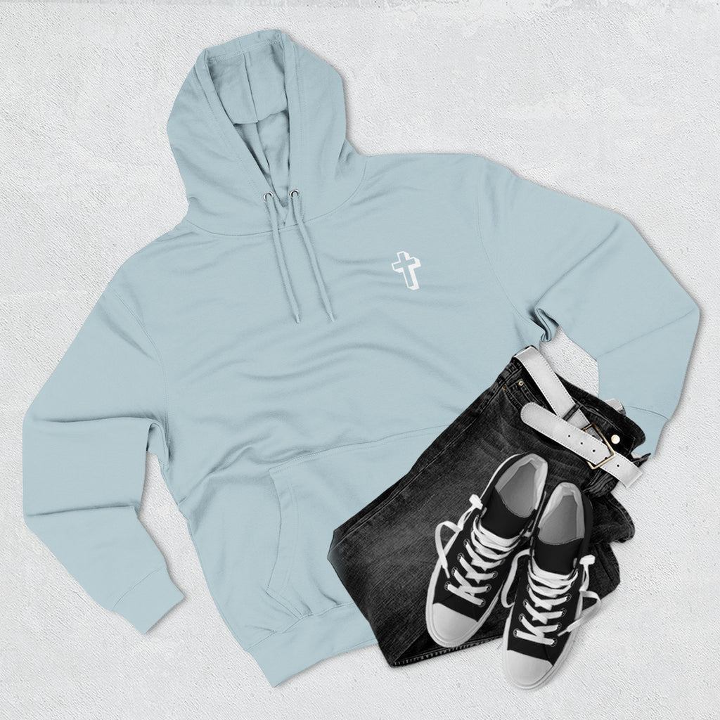 John 3:16 |Cozy Three-Panel Fleece Hoodie for All Seasons